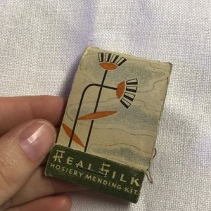 Vintage Hosiery Mending Matchbook 20’s thirties